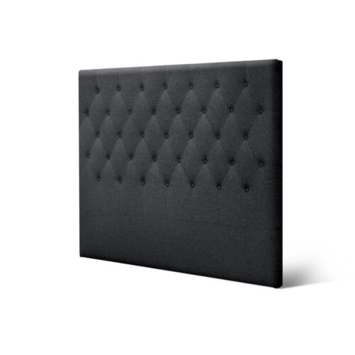 Artiss Bed Head Headboard Double Size Fabric - CAPPI Charcoal - Image 3