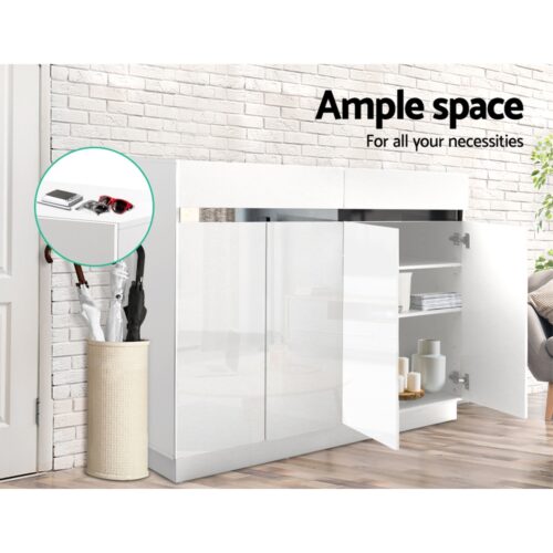 Artiss Shoe Rack Cabinet Storage Cupboard 24 Pairs - Lydia - Image 8