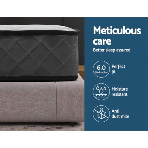 Giselle Bedding 16cm Mattress Tight Top Double - Image 3