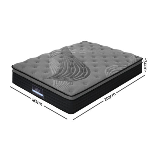 Giselle Bedding 34cm Mattress Bamboo Cover King - Image 2