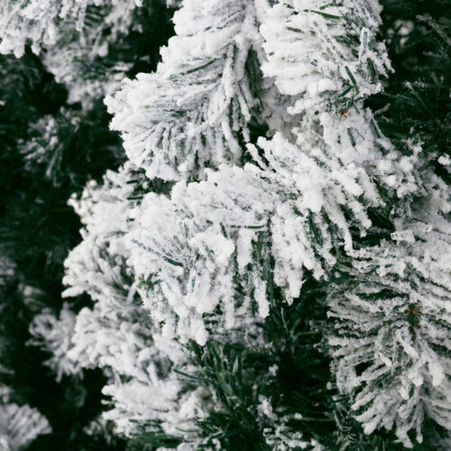 Jingle Jollys Christmas Tree 1.8m Snow Flocked Xmas Tree Decorations 468 Tips - Image 3