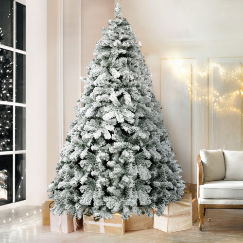 Jingle Jollys Christmas Tree 1.8m Snow Flocked Xmas Tree Decorations 468 Tips - Image 7