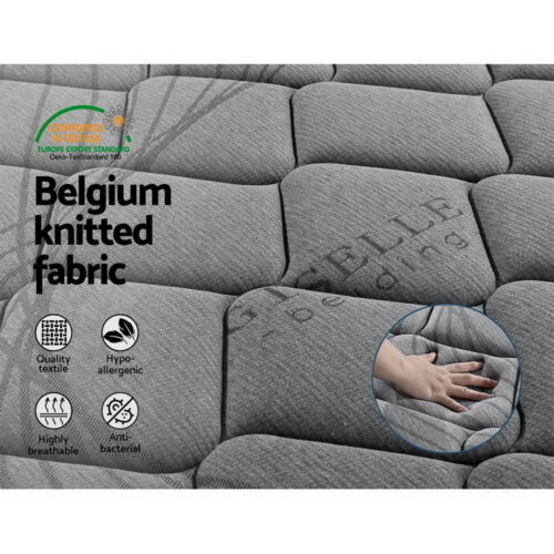 Giselle Bedding 22cm Mattress Medium Firm Queen - Image 7