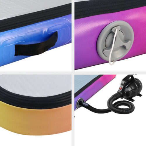 Everfit 5M Air Track Gymnastics Tumbling Exercise Mat W/ Pump Inflatable Colour - Image 4