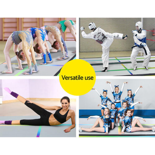 Everfit 5M Air Track Gymnastics Tumbling Exercise Mat W/ Pump Inflatable Colour - Image 8