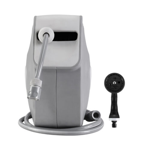 Water Hose Reel 10M Retractable Auto Rewind Garden Spray Gun - Image 4