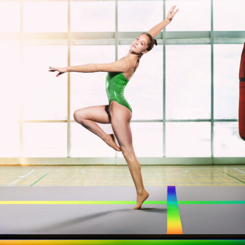 Everfit 4M Air Track Gymnastics Tumbling Exercise Mat Inflatable Mats + Pump - Image 9