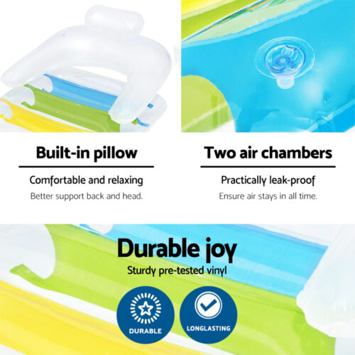 Bestway Pool Float Inflatable Lounge Seat Pillow Bed - Image 7