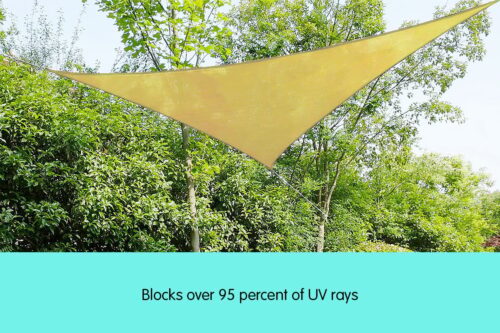 Wallaroo Triangular sail: 3.6 x 3.6 x 3.6m  Sand - Image 4
