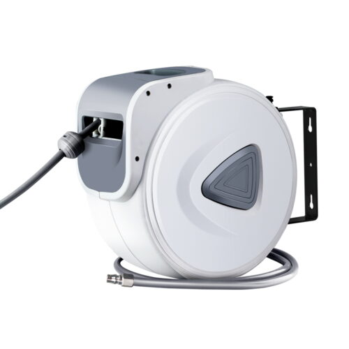 Giantz Air Hose Reel 20m Retractable Rewind Swivel Wall Mount Compressor Garage - Image 2