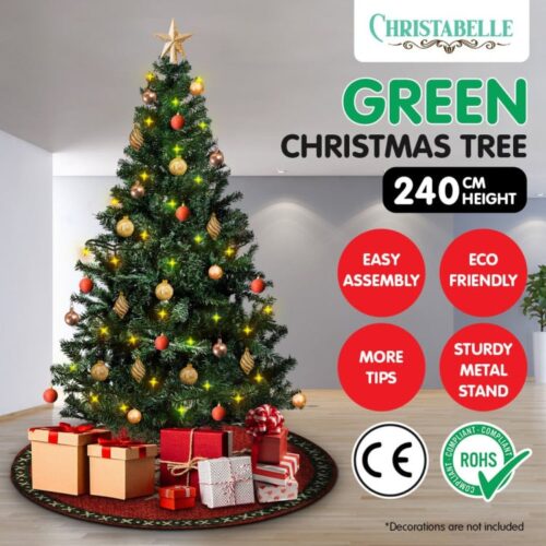 Christabelle Green Artificial Christmas Tree 2.4m  1500 Tips