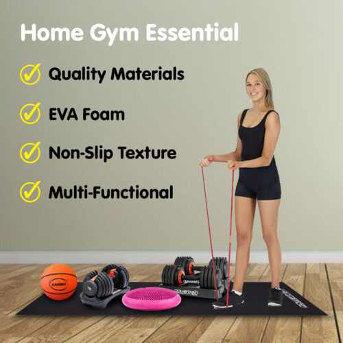 Powertrain 1.5m Exercise Equipment Mat - Image 5