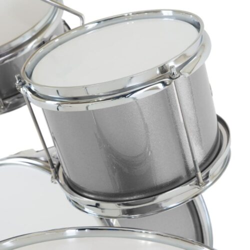 Karrera Childrens 4pc Drum Kit  Silver - Image 7