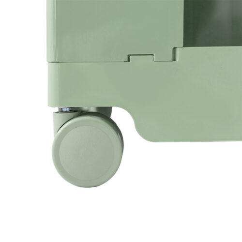 Artiss Storage Trolley Bedside Table 5 Tier Cart Boby Replica Green - Image 3