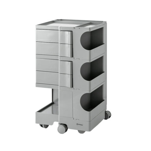 ArtissIn Storage Trolley Bedside Table 5 Tier Cart Boby Replica Grey - Image 2