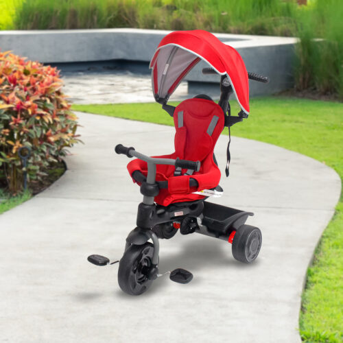Veebee Explorer 3 Stage Kids Trike with Canopy  Red - Image 7