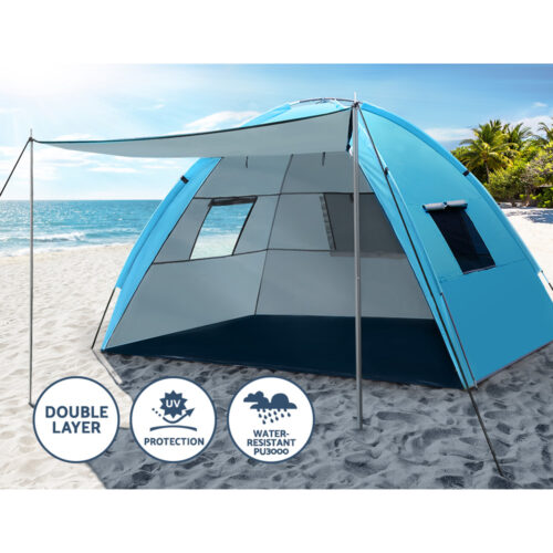Weisshorn Camping Tent Beach Portable Hiking Sun Shade Shelter Fishing 4 Person - Image 6