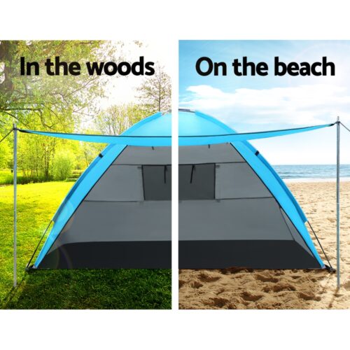 Weisshorn Camping Tent Beach Portable Hiking Sun Shade Shelter Fishing 4 Person - Image 7