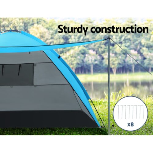 Weisshorn Camping Tent Beach Portable Hiking Sun Shade Shelter Fishing 4 Person - Image 8