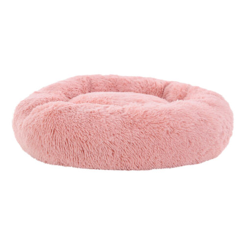 i.Pet Pet Bed Dog Cat 90cm Large Calming Soft Plush Pink - Image 2