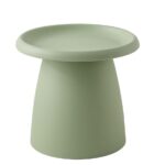 Artiss Coffee Table Round 52CM Plastic Green