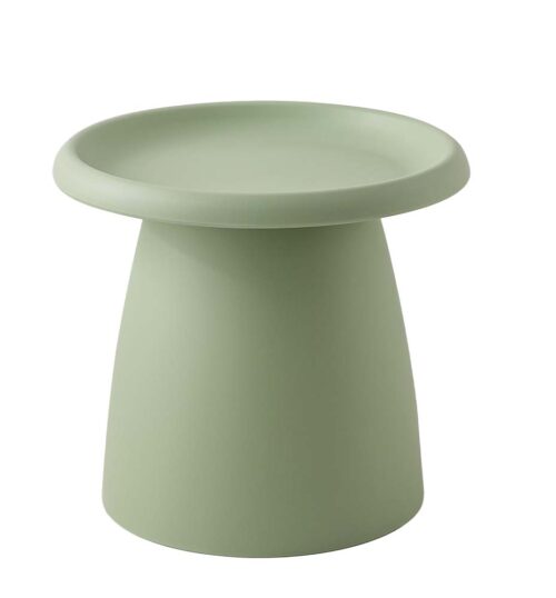 Artiss Coffee Table Round 52CM Plastic Green - Image 2