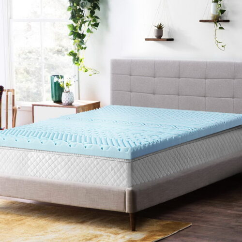 Giselle Bedding Memory Foam Mattress Topper 11-Zone 8cm Queen - Image 9