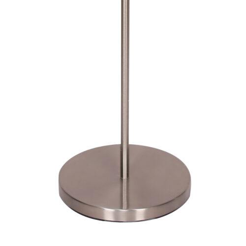 Sarantino Nickel Metal Arc Floor Lamp - Image 4