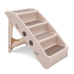 Furtastic 50cm Foldable Pet Step Ladder Stairs  White