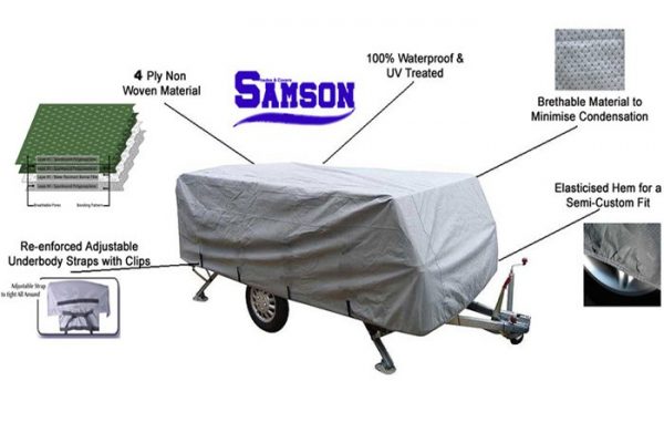 Samson Heavy Duty Trailer Camper Cover 12 14ft - Image 3