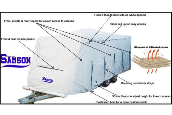 Samson Heavy Duty Caravan Cover 22 24ft - Image 4