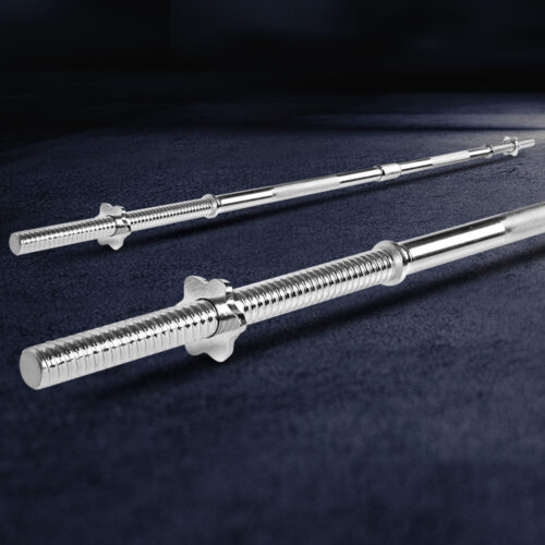 Everfit 168CM 5.5FT Barbell Bar Fitness Weight Plates Dumbbells Row - Image 9