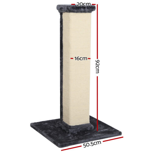 i.Pet Cat Tree 92cm Scratching Post Tower Scratcher Wood Condo Bed House Trees - Image 2
