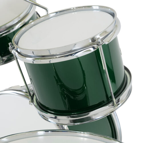 Karrera Childrens 4pc Drumkit  Green - Image 7