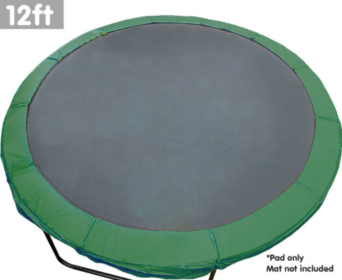 Trampoline 12ft Replacement Reinforced Outdoor Pad Cover  Green