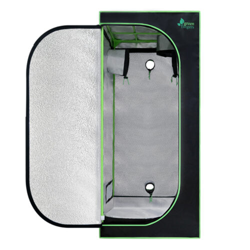 Green Fingers Grow Tent 70x70x160CM 1680D Hydroponics Kit Indoor Plant Room System - Image 4