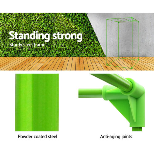 Green Fingers Grow Tent 70x70x160CM 1680D Hydroponics Kit Indoor Plant Room System - Image 7