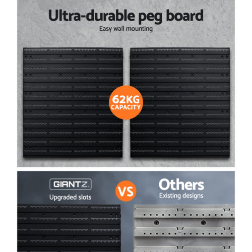 Giantz 108 Storage Bin Rack Wall Mounted - Image 6