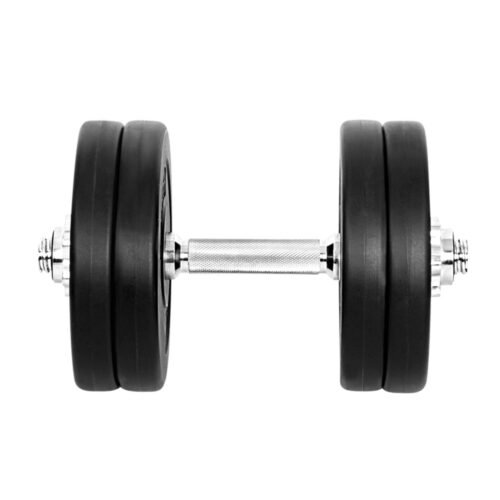 Everfit 25kg Dumbbell Set Weight Plates Dumbbells Lifting Bench - Image 4