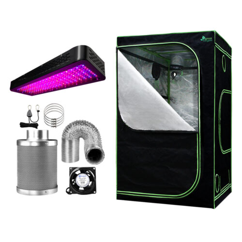 Green Fingers Grow Tent Light Kit 120x120x200CM 2000W LED 6" Vent Fan,Green Fingers Grow Tent Light Kit LED 2000W Full Spectrum 6" Vent 120x120x200CM - Image 2
