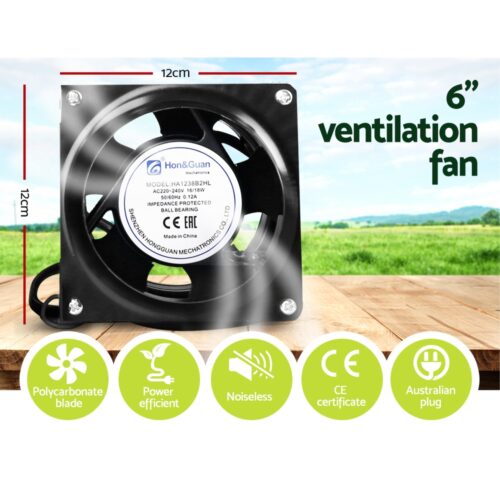 Green Fingers Grow Tent Light Kit 120x120x200CM 2000W LED 6" Vent Fan,Green Fingers Grow Tent Light Kit LED 2000W Full Spectrum 6" Vent 120x120x200CM - Image 6