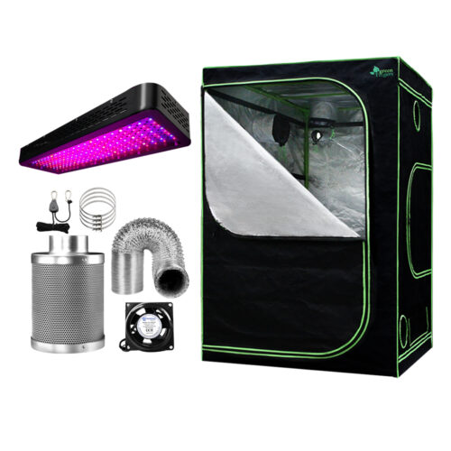 Green Fingers Grow Tent Light Kit 150x150x200CM 2000W LED 4" Vent Fan,Green Fingers Grow Tent Light Kit LED 2000W Full Spectrum 4" Vent 150x150x200CM - Image 2