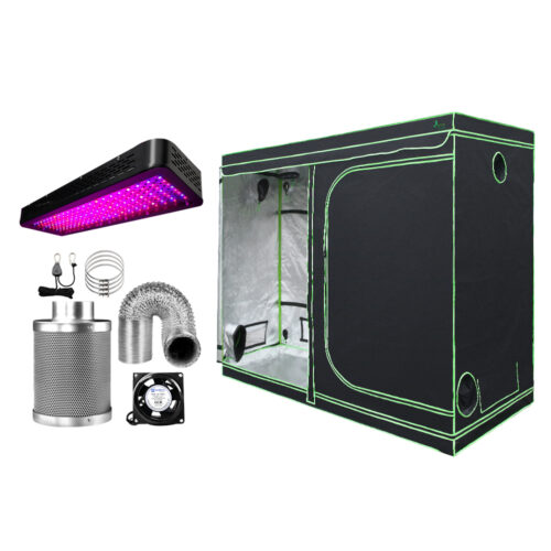 Green Fingers Grow Tent Light Kit 240x120x200CM 2000W LED 6" Vent Fan,Green Fingers Grow Tent Light Kit LED 2000W Full Spectrum 6" Vent 240x120x200CM - Image 2