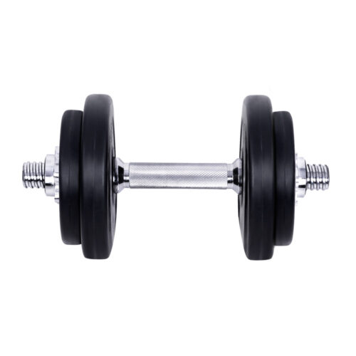 Everfit 20kg Dumbbell Set Weight Plates Dumbbells Lifting Bench - Image 4