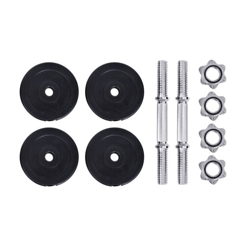 Everfit 15kg Dumbbell Set Weight Plates Dumbbells Lifting Bench - Image 5