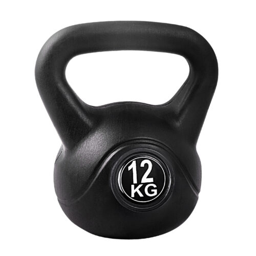 Everfit 12kg Kettlebell Set Weight Lifting Bench Dumbbells Kettle Bell Gym Home - Image 2