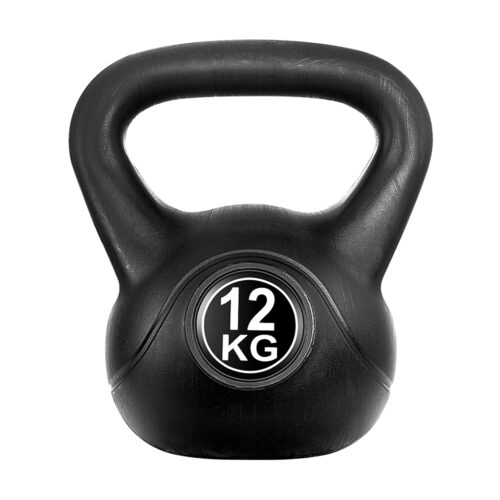 Everfit 12kg Kettlebell Set Weight Lifting Bench Dumbbells Kettle Bell Gym Home - Image 4