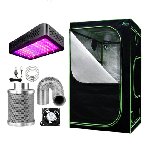 Green Fingers Grow Tent Light Kit 90x90x180CM 1000W LED 6" Vent Fan,Green Fingers Grow Tent Light Kit LED 1000W Full Spectrum 6" Vent 90x90x180CM - Image 2