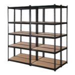 Giantz 4x1.8M Garage Shelving Warehouse Rack Pallet Racking Storage Shelve Black