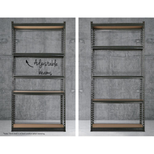 Giantz 4x1.8M Garage Shelving Warehouse Rack Pallet Racking Storage Charcoal - Image 8